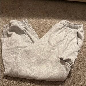 gray joggers